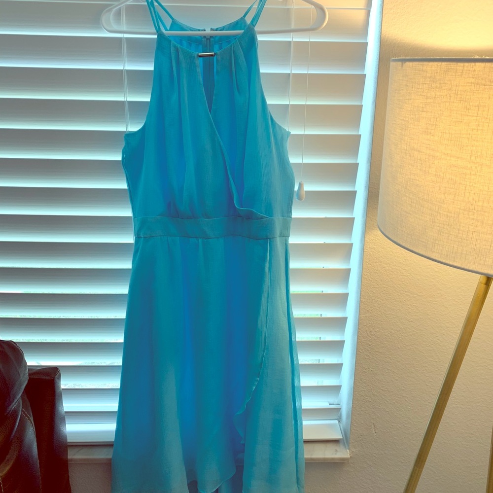 Stunning blue dress from WHBH size 8. No flaws.